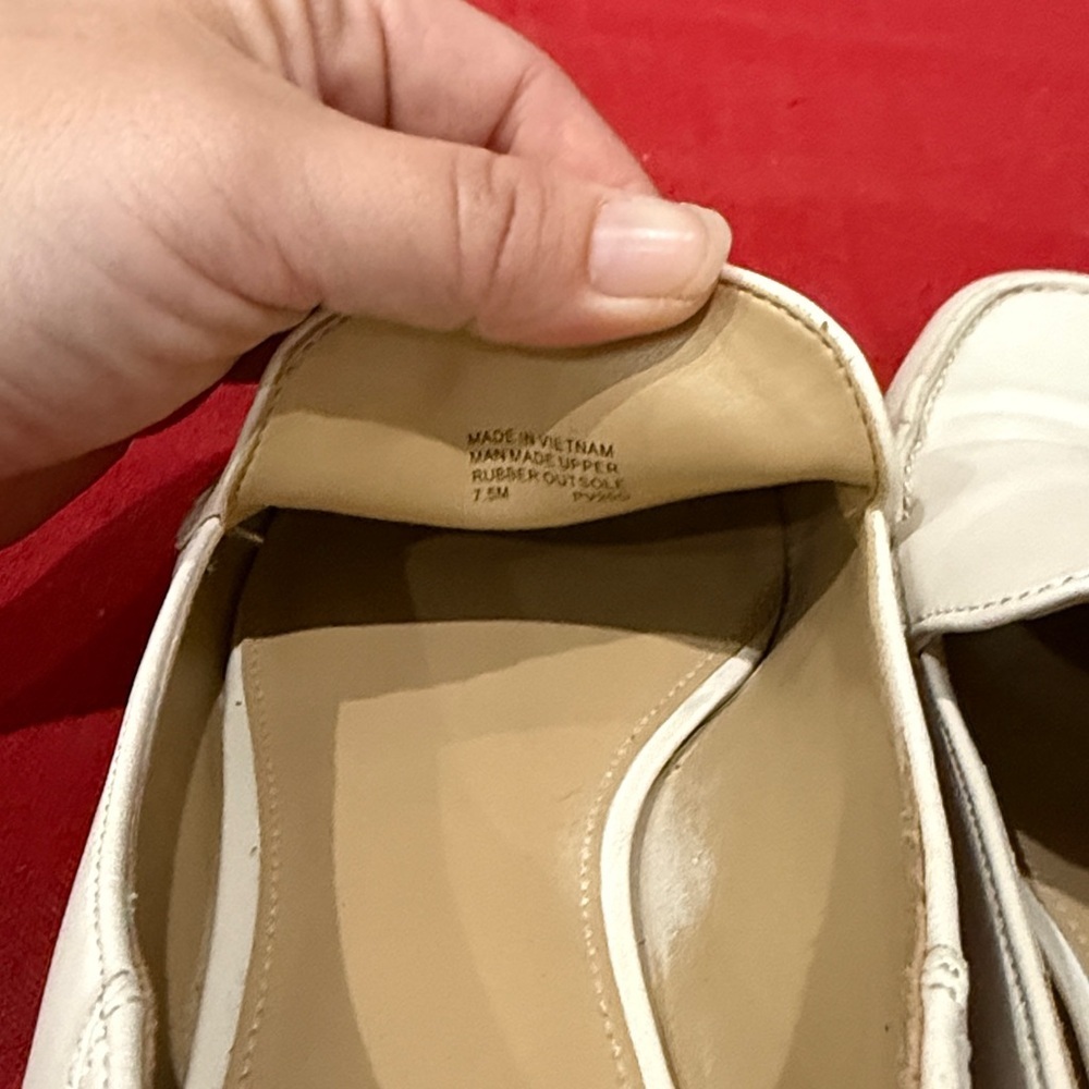 Michael Kors White Loafers - Picture 5 of 6